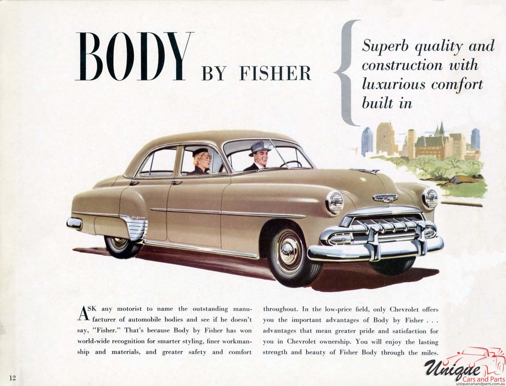 1952 Chevrolet Engineering Features Brochure Page 50